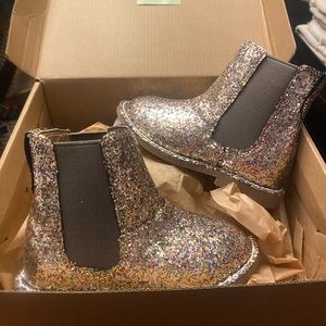 NWT J.Crew Glitter Booties